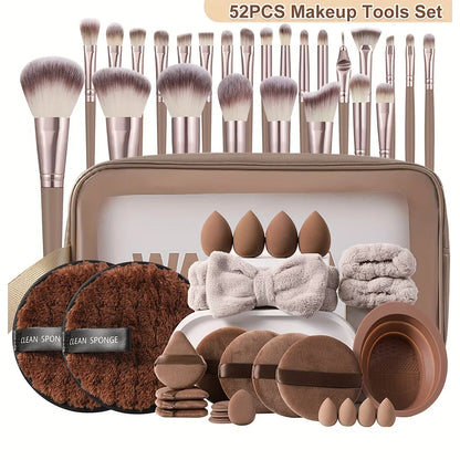 Ensemble de pinceaux de maquillage professionnel 52PCS