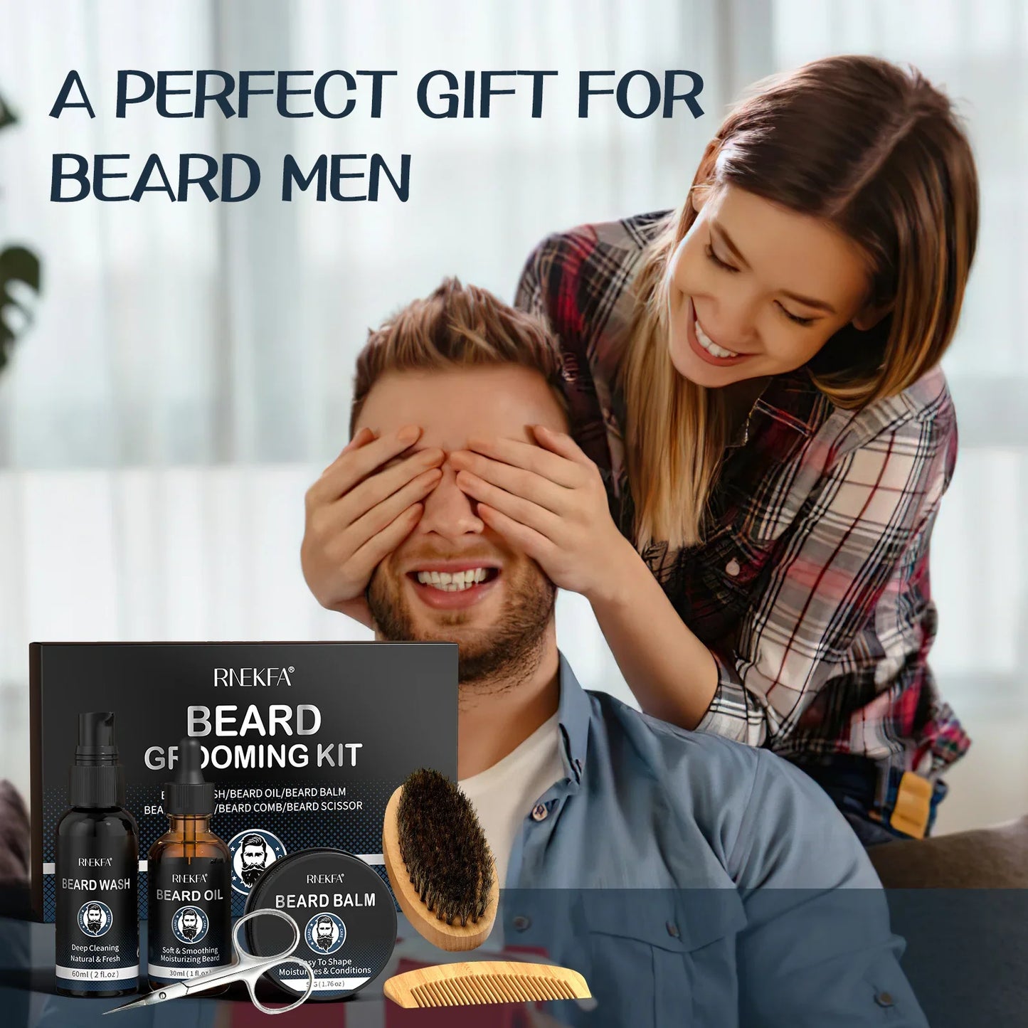 Set de toilettage pour barbe homme
