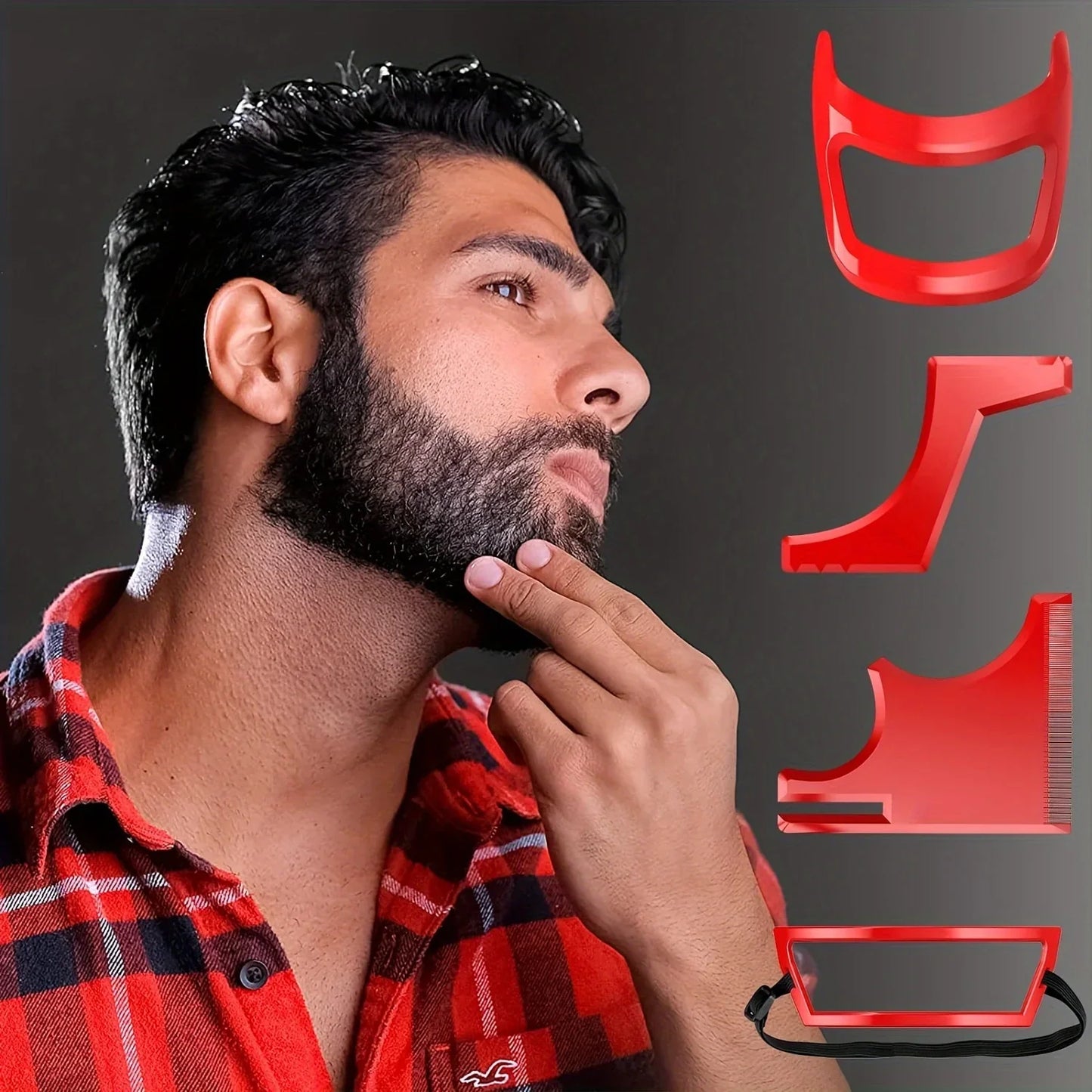 Kit de façonnage de barbe 4-en-1
