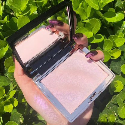 Palette Highlighter & Bronzer Illuminateur — Poudre Shimmer Dorée, Contouring Visage