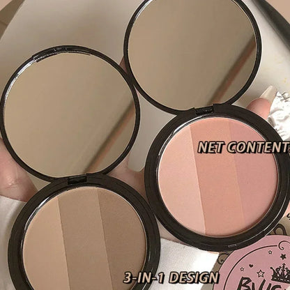 Poudre Contouring Mate & Blush — Longue Tenue Waterproof, Fini Naturel