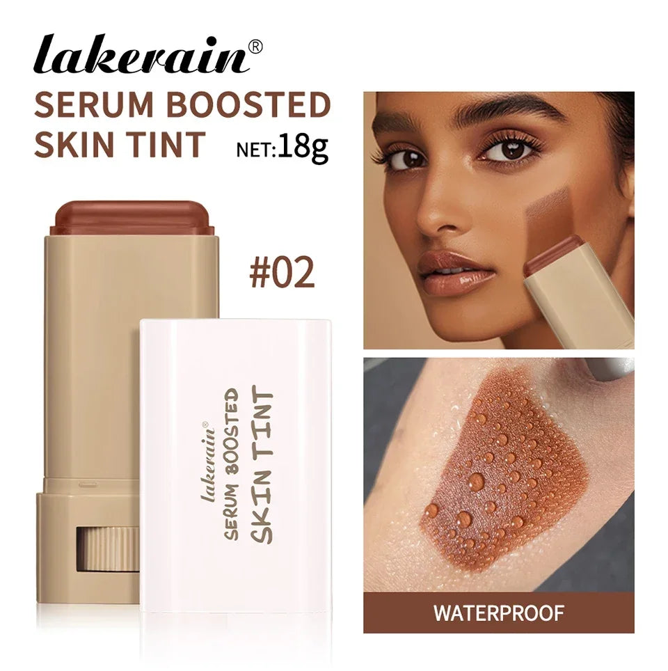 Fond de Teint Stick Sérum — Waterproof, Hydratant & Couvrant