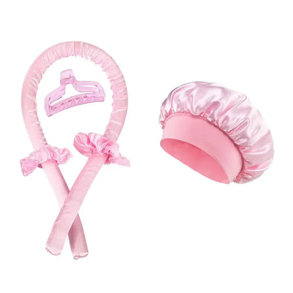 Tige à friser sans chaleur, capuchon de nuit, ruban sans chaleur, bigoudis paresseux, bandeau, bigoudis, bandeau doux, outils de coiffure