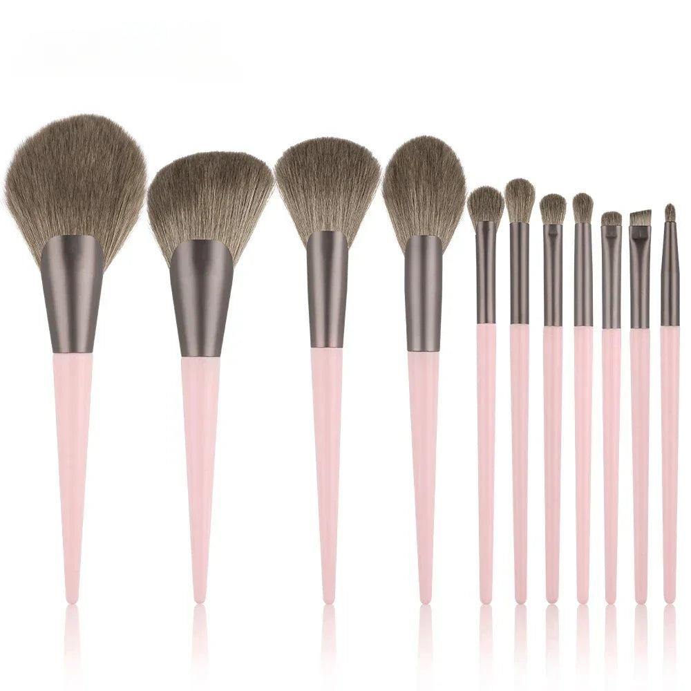 Set de Pinceaux Maquillage Professionnel — 8 à 40 Pièces, Poils Doux