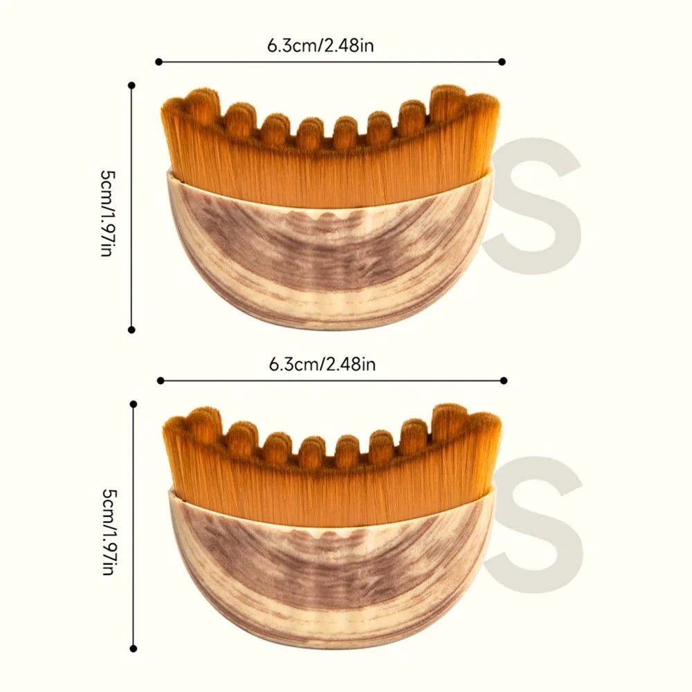 Brosse de Contour Facial — Drainage Lymphatique & Sculpture du Visage