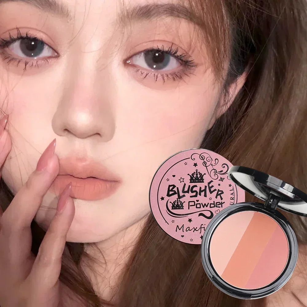 Poudre Contouring Mate & Blush — Longue Tenue Waterproof, Fini Naturel