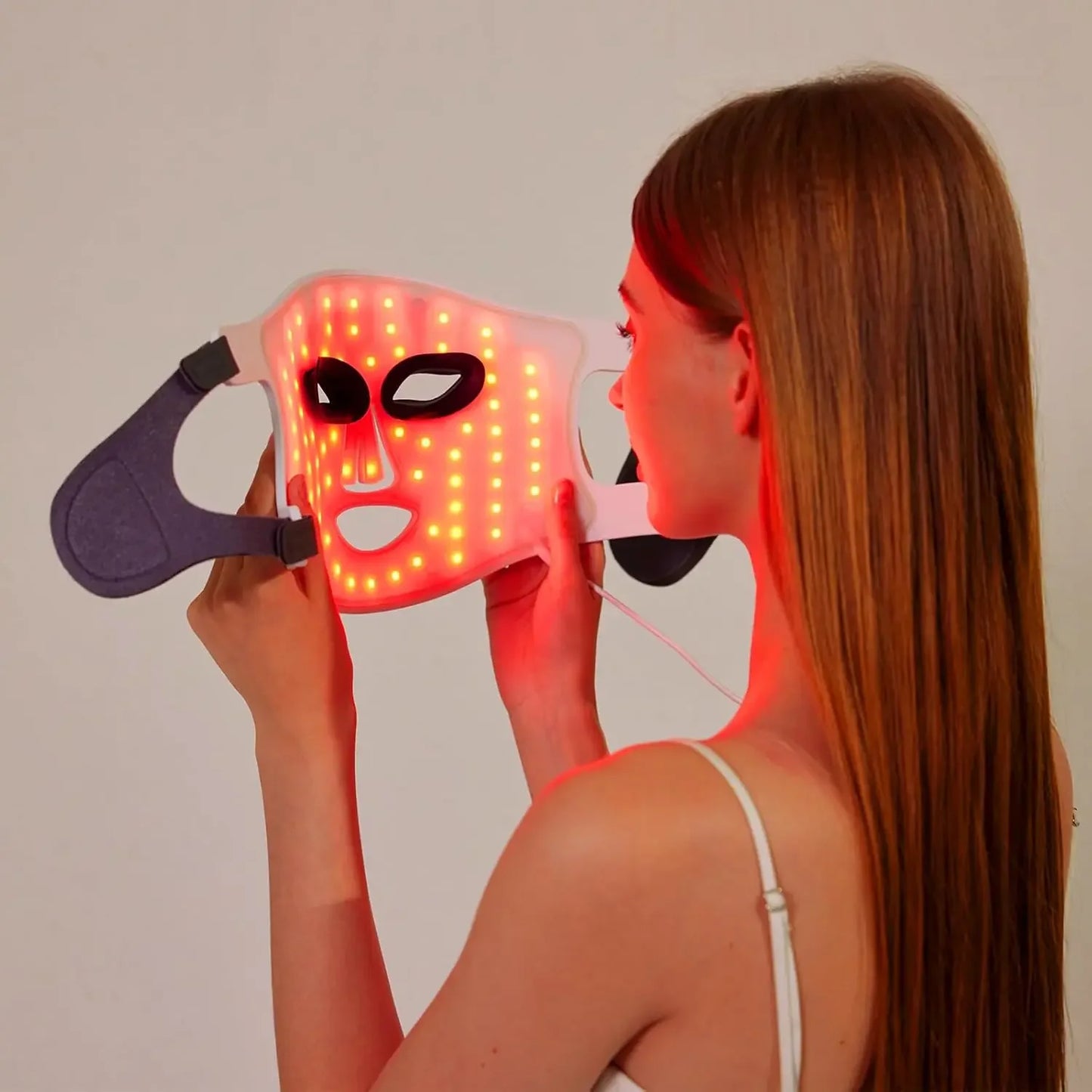 Masque LED Facial — Thérapie Lumineuse Anti-Acné & Rajeunissement