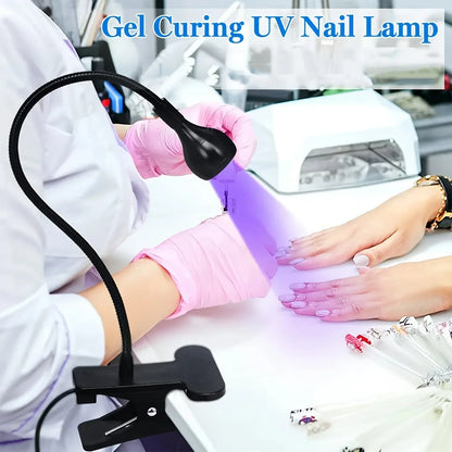 Sèche-ongles lumière UV lampe à ongles alimenté par USB conception Portable avec pour Mini USB pour ongles en Gel ongle manucure Salon outils