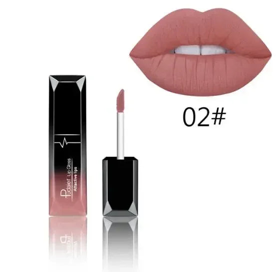 Gloss Lèvres Mat Longue Tenue — Velvet Waterproof, 21 Teintes