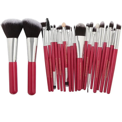 Set de Pinceaux Maquillage Professionnel avec Pochette — 13 ou 22 Pièces