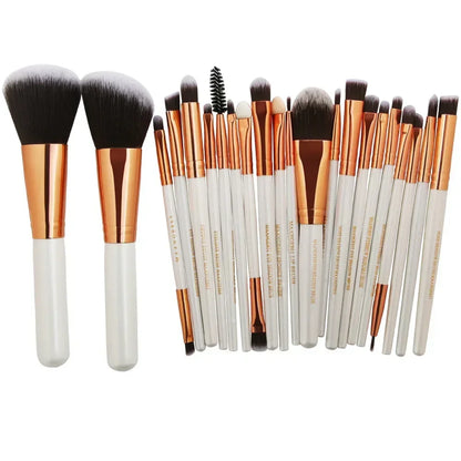 Set de Pinceaux Maquillage Professionnel avec Pochette — 13 ou 22 Pièces
