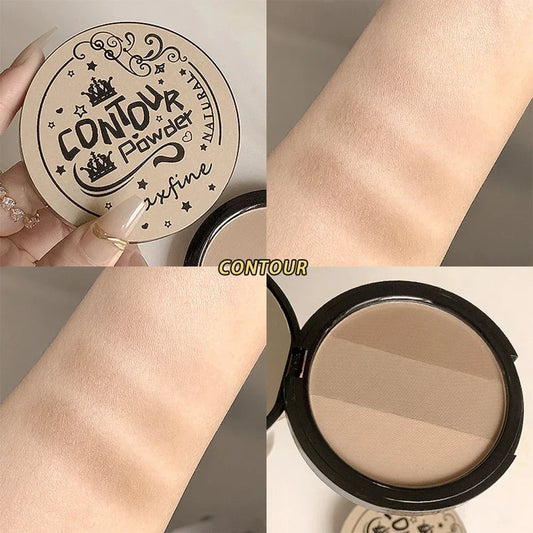 Poudre Contouring Mate & Blush — Longue Tenue Waterproof, Fini Naturel