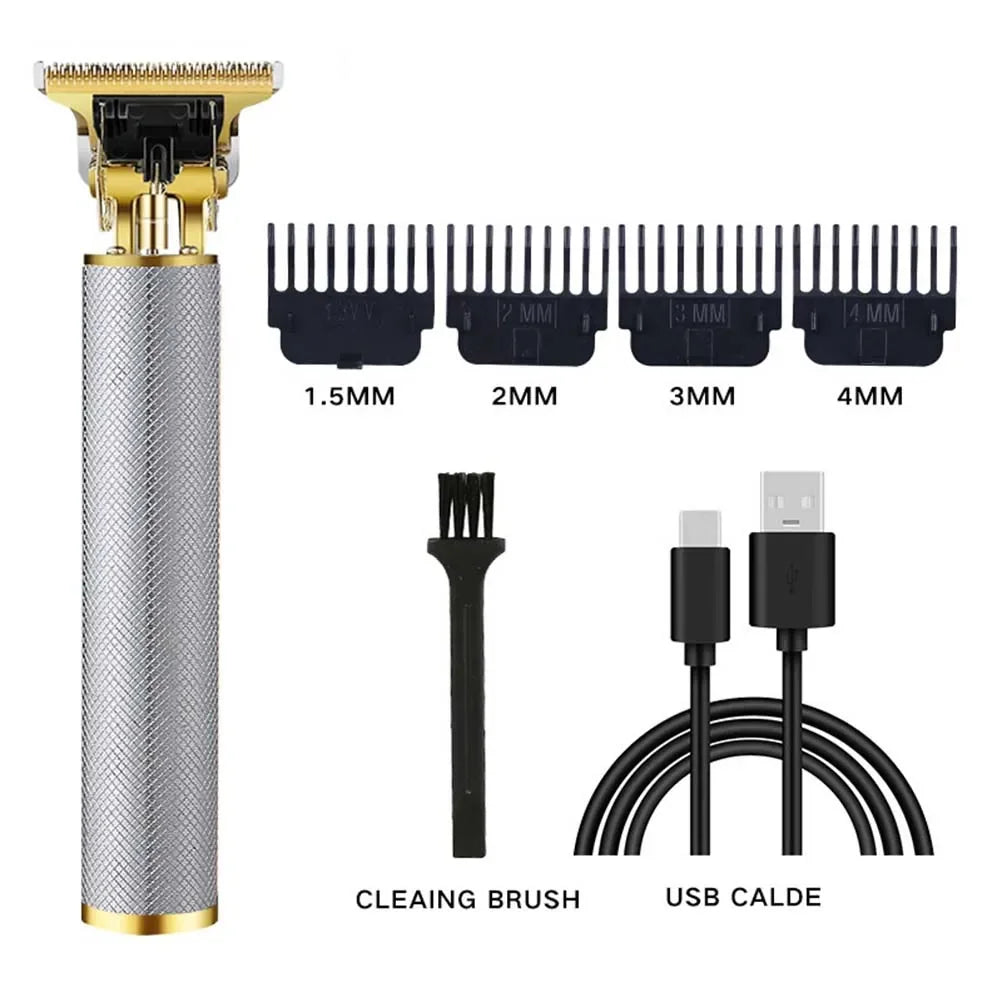 Tondeuse à cheveux électrique Rechargeable USB, ensemble tondeuse à cheveux sans fil pour la coupe de cheveux, tondeuse professionnelle pour barbe
