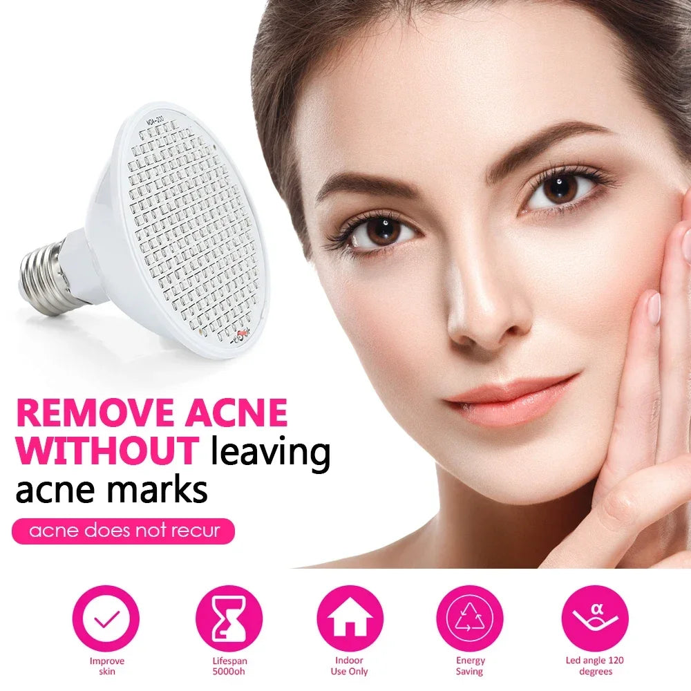 Ampoule LED Luminothérapie — Anti-Âge Corps & Visage 660nm/850nm