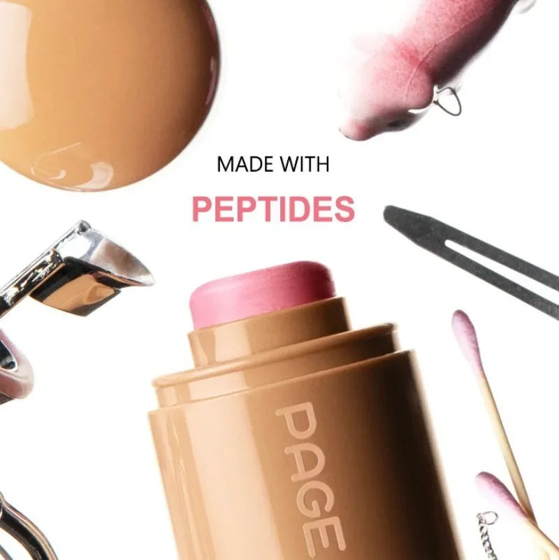 Blush Stick 3-en-1 — Joues, Lèvres & Contour, Longue Tenue