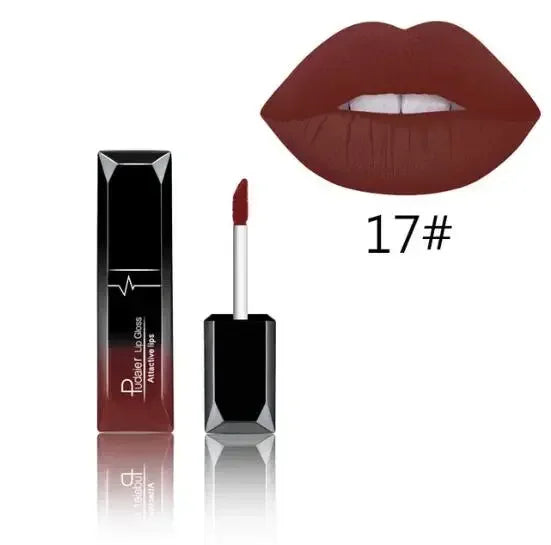 Gloss Lèvres Mat Longue Tenue — Velvet Waterproof, 21 Teintes