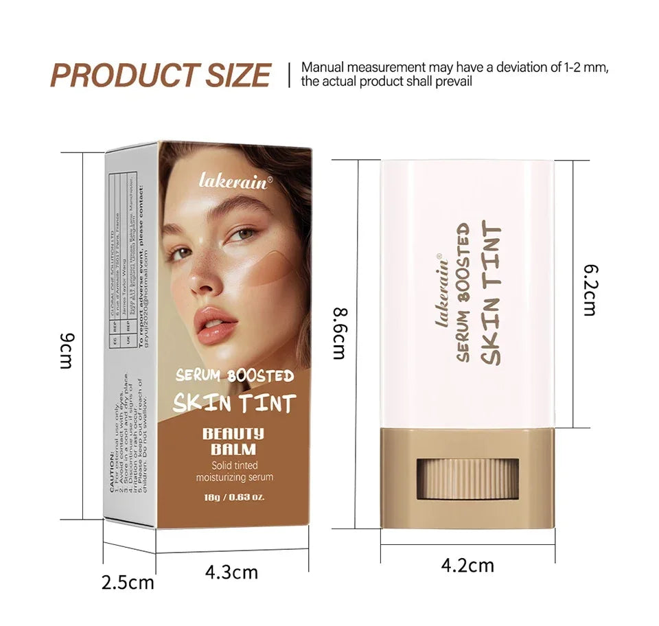 Fond de Teint Stick Sérum — Waterproof, Hydratant & Couvrant