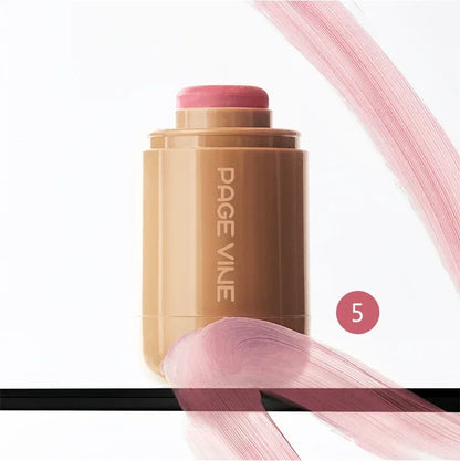 Blush Stick 3-en-1 — Joues, Lèvres & Contour, Longue Tenue