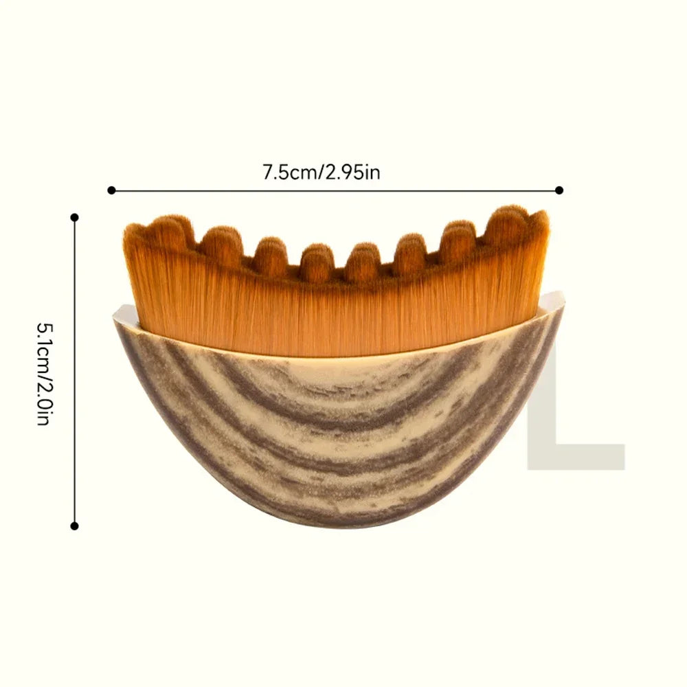 Brosse de Contour Facial — Drainage Lymphatique & Sculpture du Visage