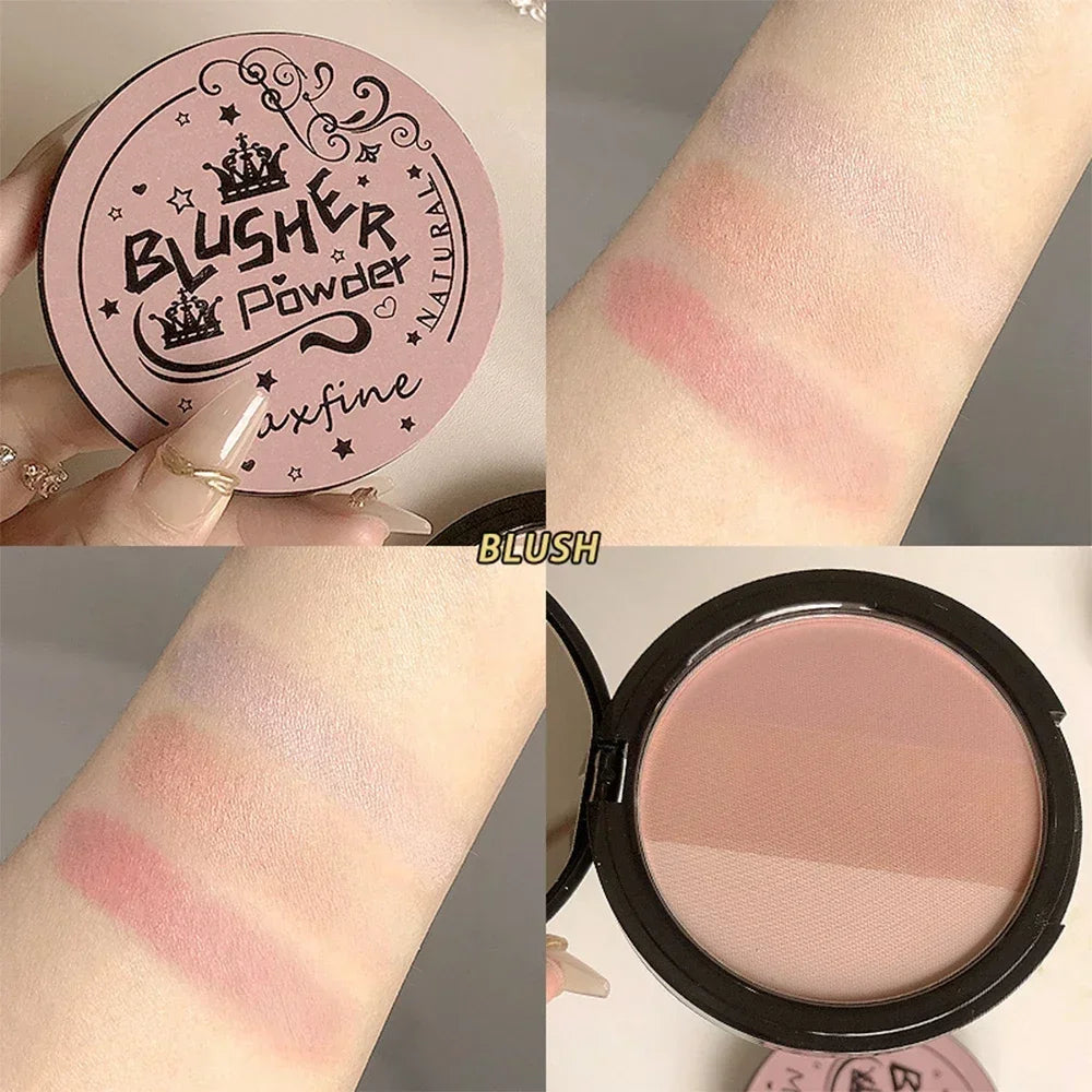 Poudre Contouring Mate & Blush — Longue Tenue Waterproof, Fini Naturel