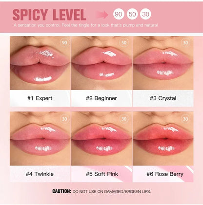 Huile Repulpante à Lèvres — Gloss Volumisant Hydratant Longue Tenue