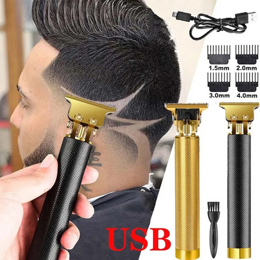Tondeuse à cheveux électrique Rechargeable USB, ensemble tondeuse à cheveux sans fil pour la coupe de cheveux, tondeuse professionnelle pour barbe