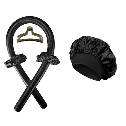 Tige à friser sans chaleur, capuchon de nuit, ruban sans chaleur, bigoudis paresseux, bandeau, bigoudis, bandeau doux, outils de coiffure