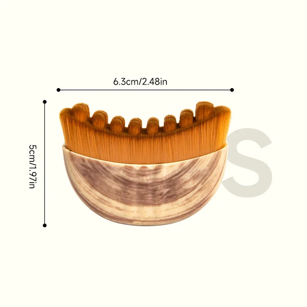 Brosse de Contour Facial — Drainage Lymphatique & Sculpture du Visage
