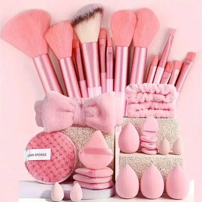 Set de Pinceaux Maquillage Professionnel — 8 à 40 Pièces, Poils Doux
