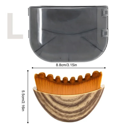 Brosse de Contour Facial — Drainage Lymphatique & Sculpture du Visage