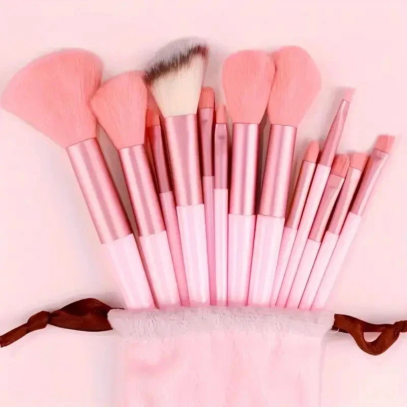 Set de Pinceaux Maquillage Professionnel — 8 à 40 Pièces, Poils Doux