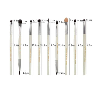 Set de Pinceaux Maquillage Professionnel avec Pochette — 13 ou 22 Pièces