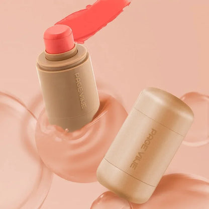 Blush Stick 3-en-1 — Joues, Lèvres & Contour, Longue Tenue