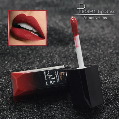 Gloss Lèvres Mat Longue Tenue — Velvet Waterproof, 21 Teintes