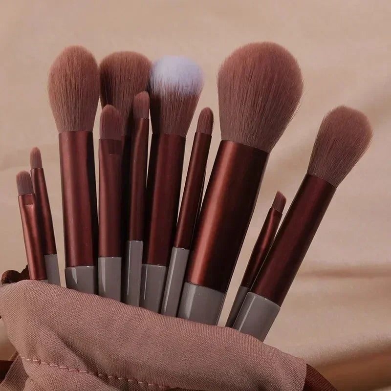 Set de Pinceaux Maquillage Professionnel avec Pochette — 13 ou 22 Pièces